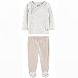 Carter's Child of Mine Baby Outfit with Bear Design Footies
Size Newborn